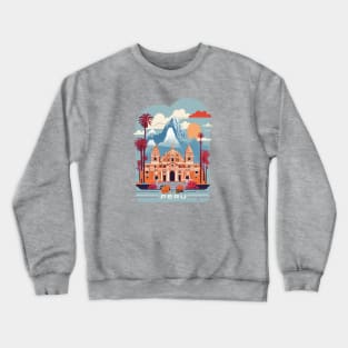 Vintage Travel Peru Design Crewneck Sweatshirt